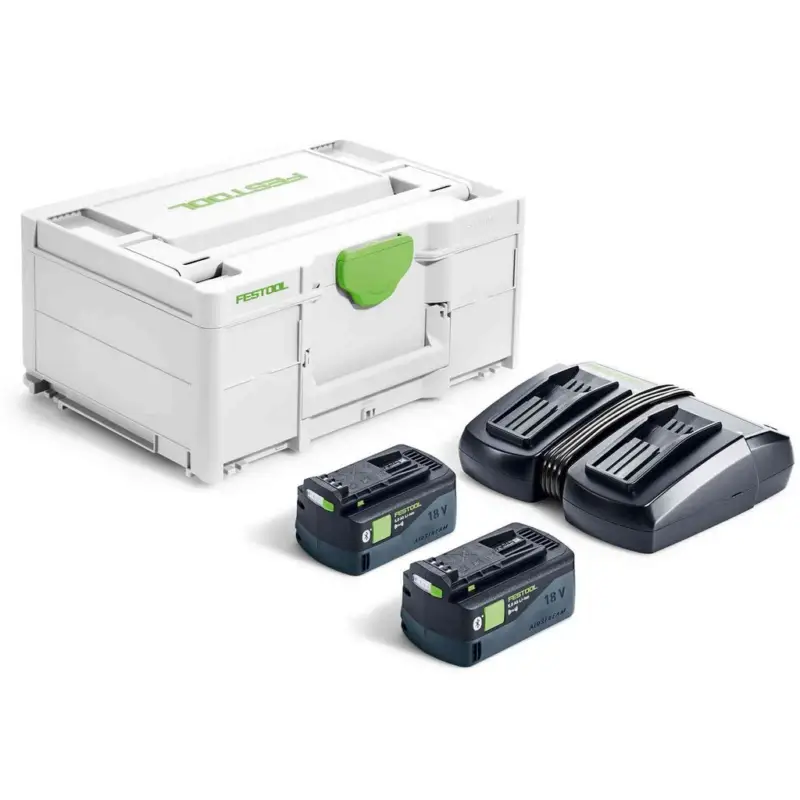 Festool Energie Set Akkupack DUO-Schnellladegerät SYS 18V 2x5,0/TCL 6 DUO 577707 Bestpreis