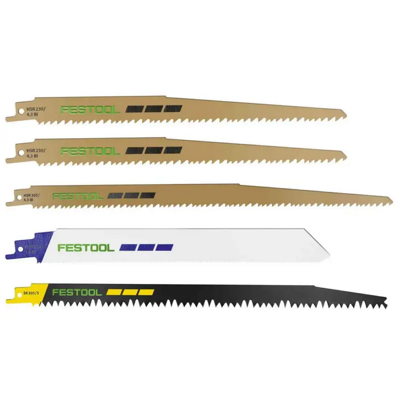 Festool Säbelsägeblatt Set Sägeblatt für Akku Säbelsäge RSC 18 RS-Sort/5 577496 Wochenendangebot