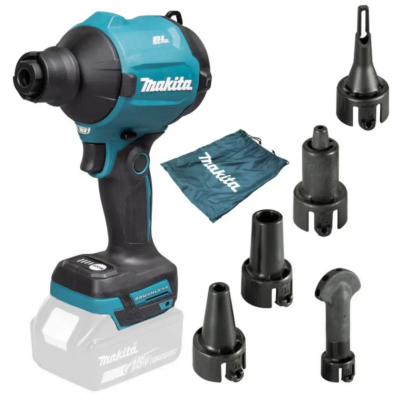 Direkt Vom Hersteller Makita Akku Gebläse 4-stufige Einstellung des Luftvolumens Düse 297 mbar DAS180Z