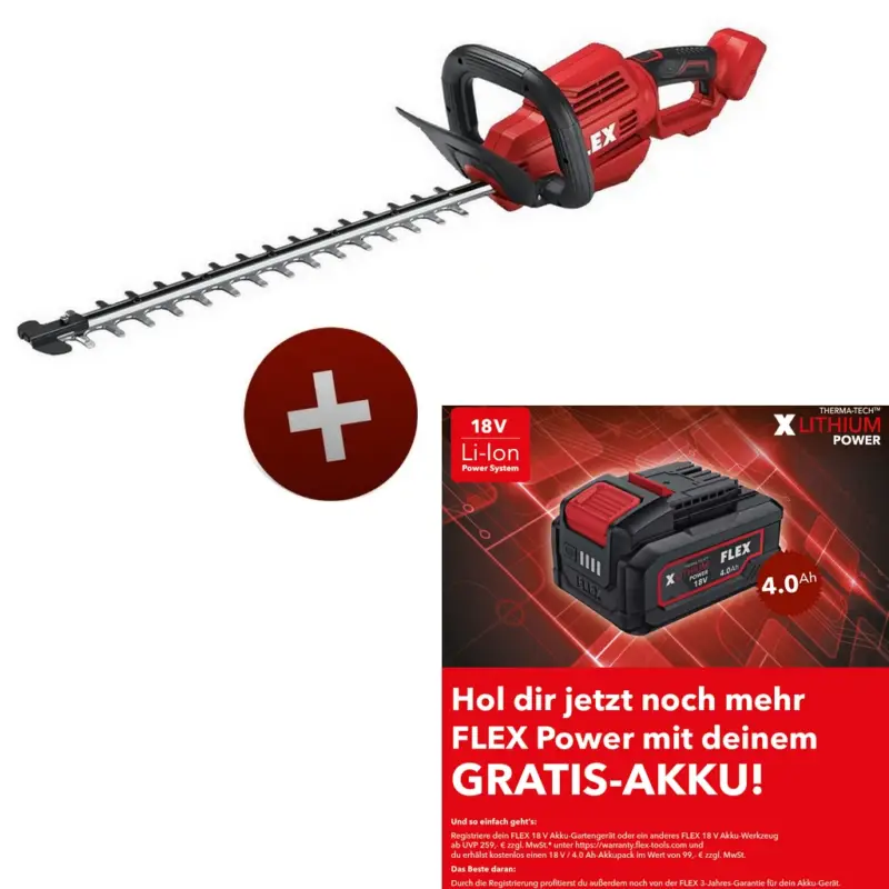 Flex Akku Heckenschere GHT 55 18-EC 18V Solo ohne Akku ohne Ladegerät 531275 Geprüft