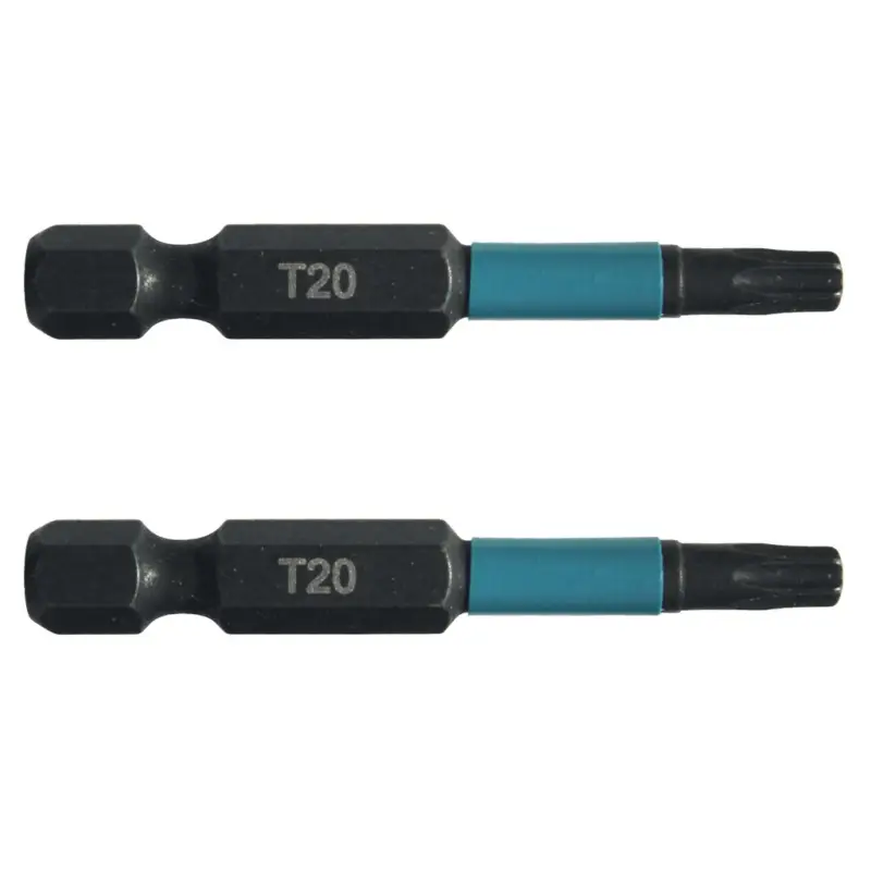 Aktuell Makita Bit T20 Impact Black 2 Stück 50 mm 1/4 Zoll Sechskantaufnahme B-63781
