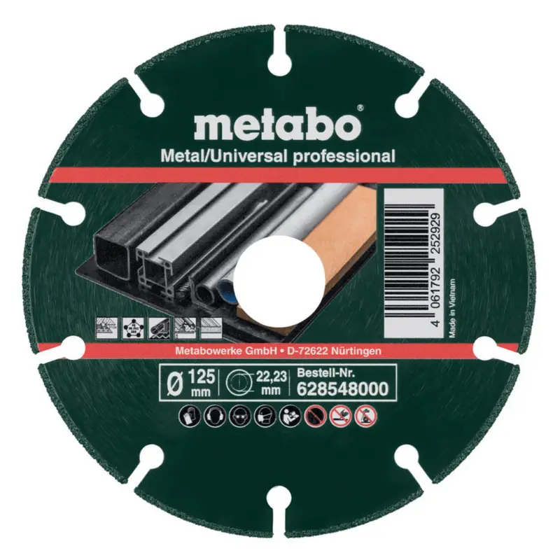 Metabo Diamanttrennscheibe 125x1,3x22,23 mm MUP Metall/Universal 628548000 Super-Preis