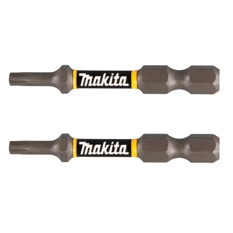 Schneller Versand Makita Torsion Bit T15 Impact Premier 50mm 2 Stück Schlagschrauber E-03333