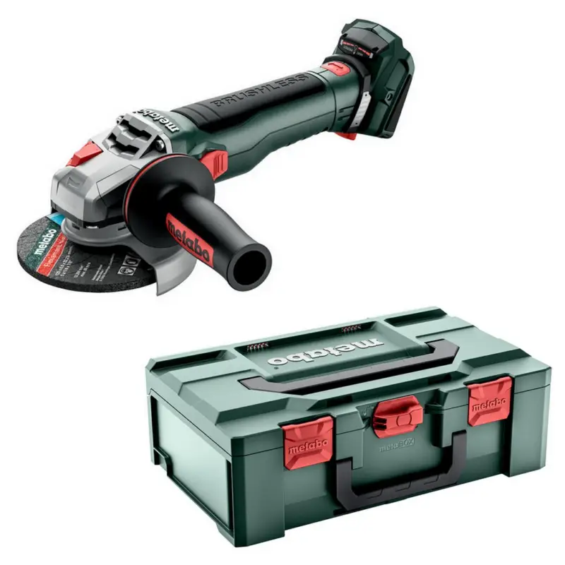 Finale Aktion Metabo Akku Winkelschleifer WB 18 LT BL 11-125 Quick Solo 18V Metabox 613054840