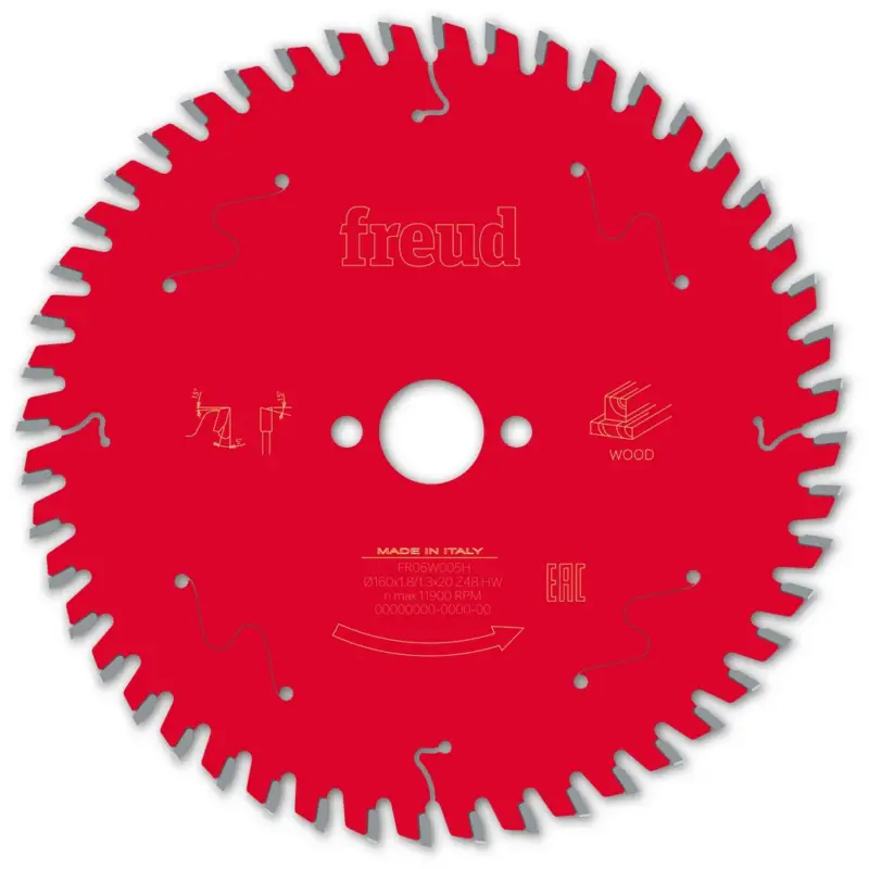 Freud Kreissägeblatt FR06W005H 160x20x1,8/1,3mm Z48 Tauchsäge Holz F03FS09677 Meistverkauft