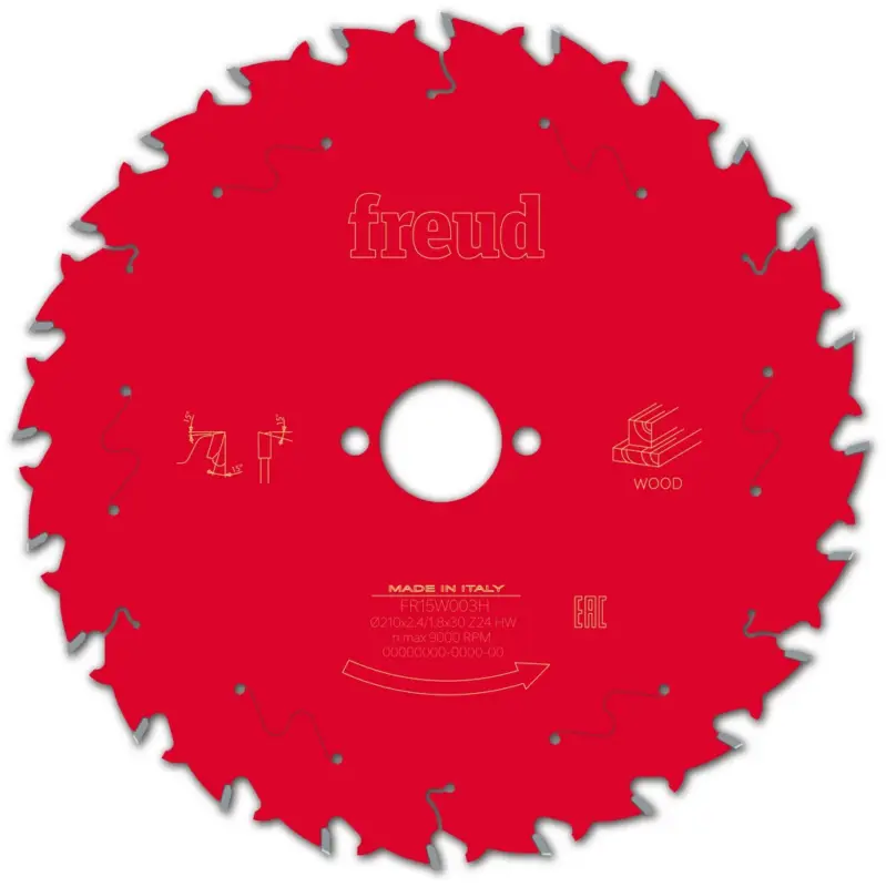 Freud Kreissägeblatt FR15W003H 210x30x2,4/1,8mm Z24 Handsäge Holz F03FS09725 Angebot