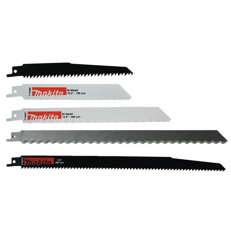 Neu Im Sortiment Makita Reciproblatt Set 150 200 300 mm Reciprosäge Holz Metall Dämmstoff P-83951