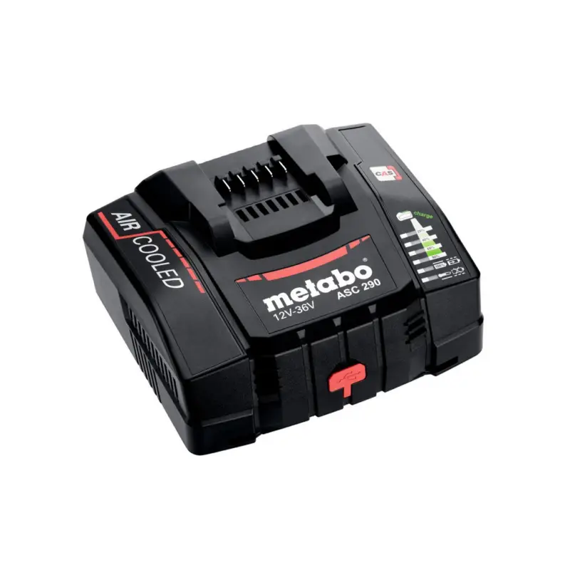 Metabo Schnellladegerät ASC 290 12-36V Air cooled für CAS Akkupacks 627370000 Garantierte Lieferung