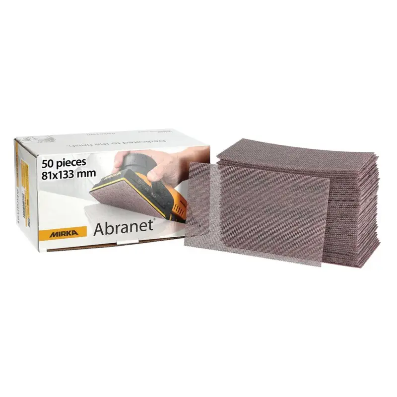 Rabatt Mirka Schleifblätter Abranet 81 x 133 mm Grip P180 50 Stück 5417805018