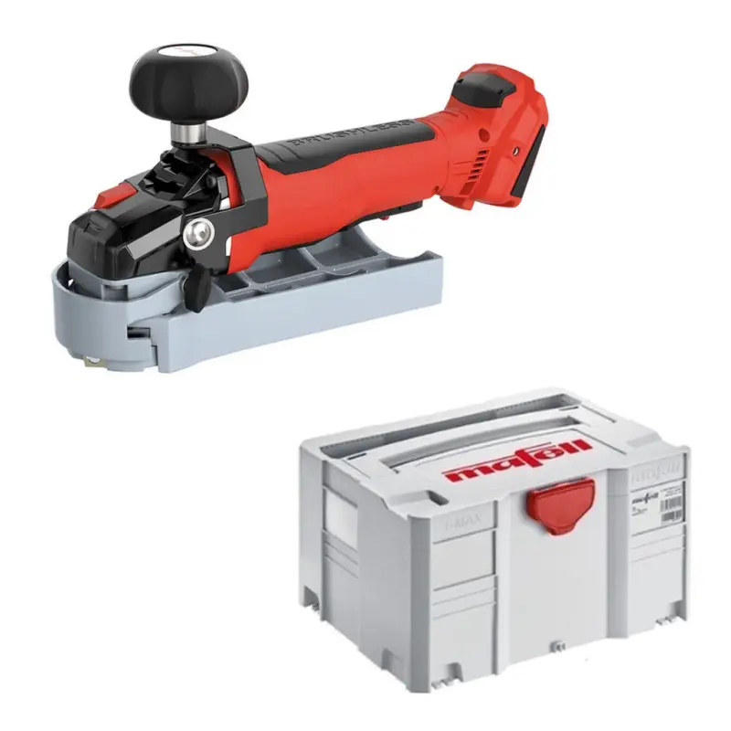 Begrenztes Angebot Mafell Akku Planfräse PF 80-18 PURE im MAX3 18V CAS klappbare Schutzhaube 9M2102