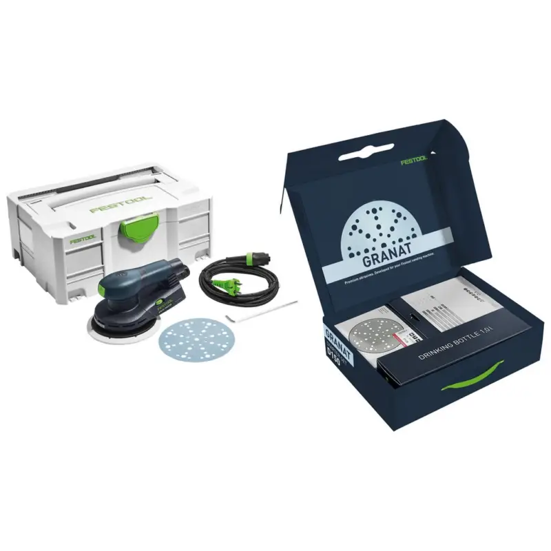Super-Preis Festool Exzenterschleifer ETS EC150/5 + Schleifscheiben GR-Set P 578188
