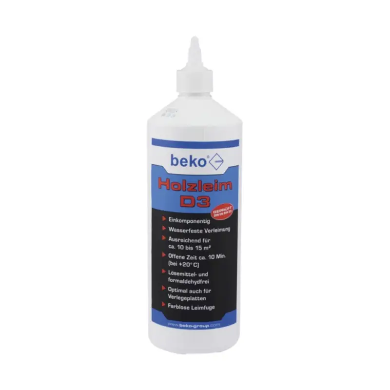 Preiswert Beko Holzleim Holzkleber Weißleim Verleimung D3 26411000 weiß wasserfest 1000g