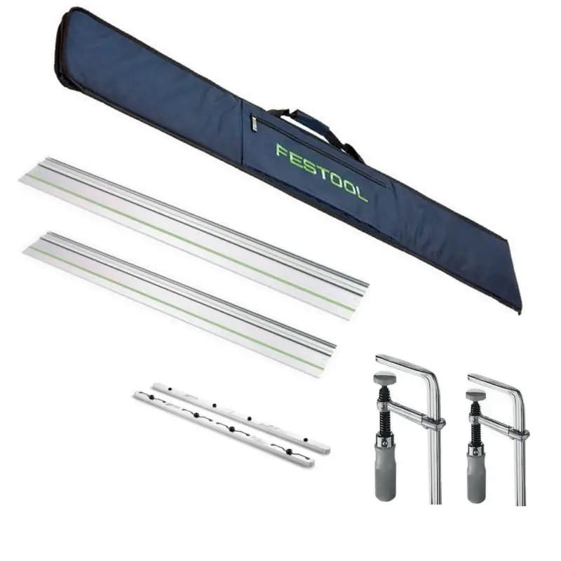 Geprüft Festool Führungsschiene Tasche Set 2 Schienen Verbinder FSV/2 2 Zwingen