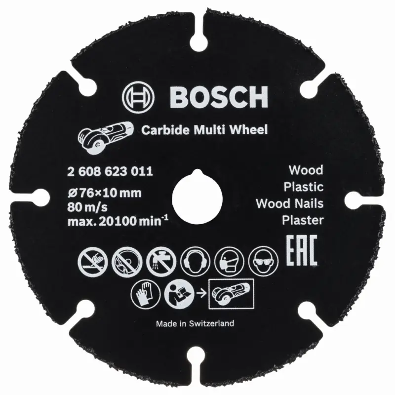 Bosch Trennscheibe HM Multi Wheel 76mm Akku Winkelschliefer GWS12V-76 2608623011 Markenprodukt
