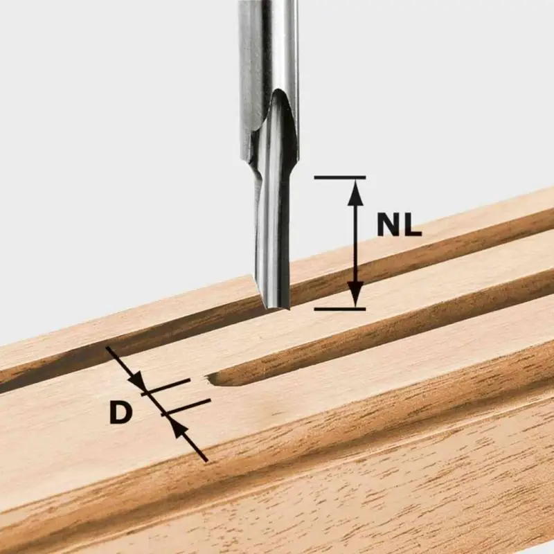 Festool Nutfräser HS S8 D4/15 490942 Fräser Weichholz-Anwendung Geprüft