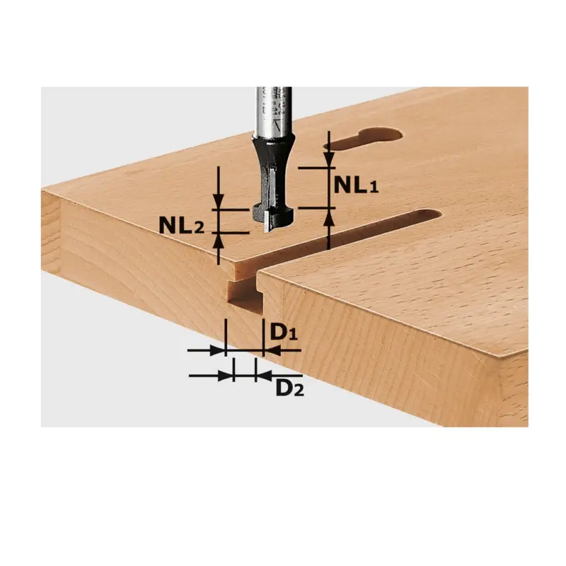 Sale Festool T-Nutfräser Fräser Oberfräse Fräsen HW S8 D10,5/NL13 491035