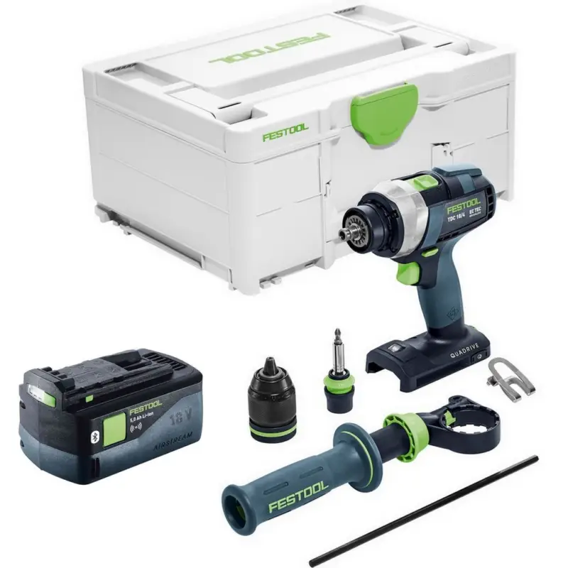 Wochenendangebot Festool Akku-Schlagbohrschrauber TPC18/4 I-Basic + BP 18 Li 5,0 ASI 577053