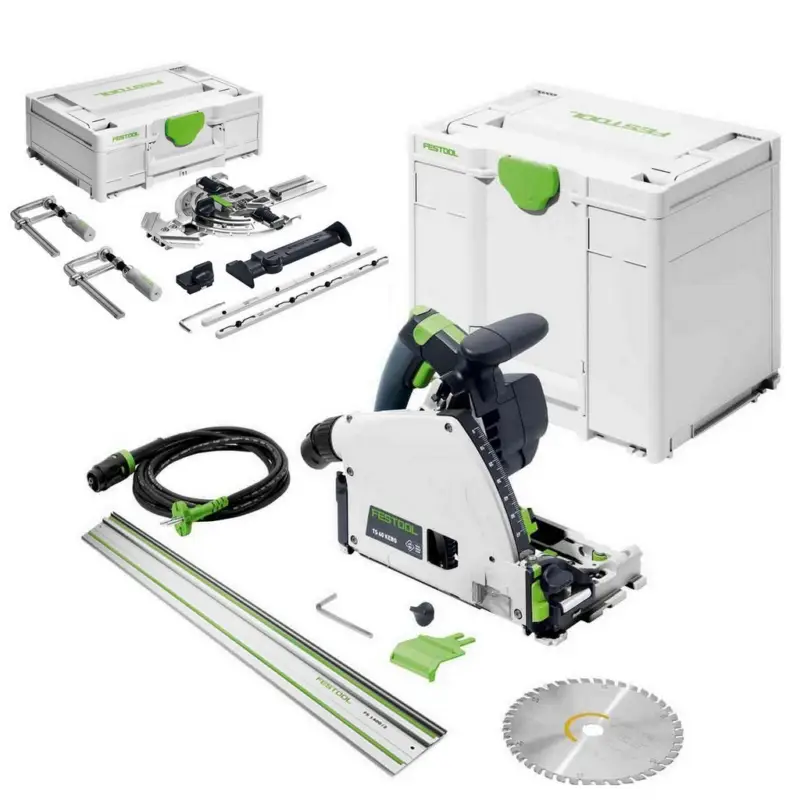Knallerangebot Festool Tauchsäge TS 60 KEBQ-Plus Führungsschienen FS1400/2 Zubehör Set FS-SYS/2