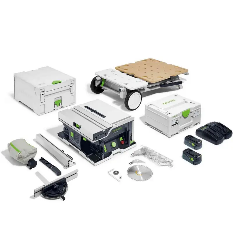 Festool Akku Tischkreissäge +Energie-Set +Untergestell CSC SYS 50 EBI-Set 577379 Zertifiziert