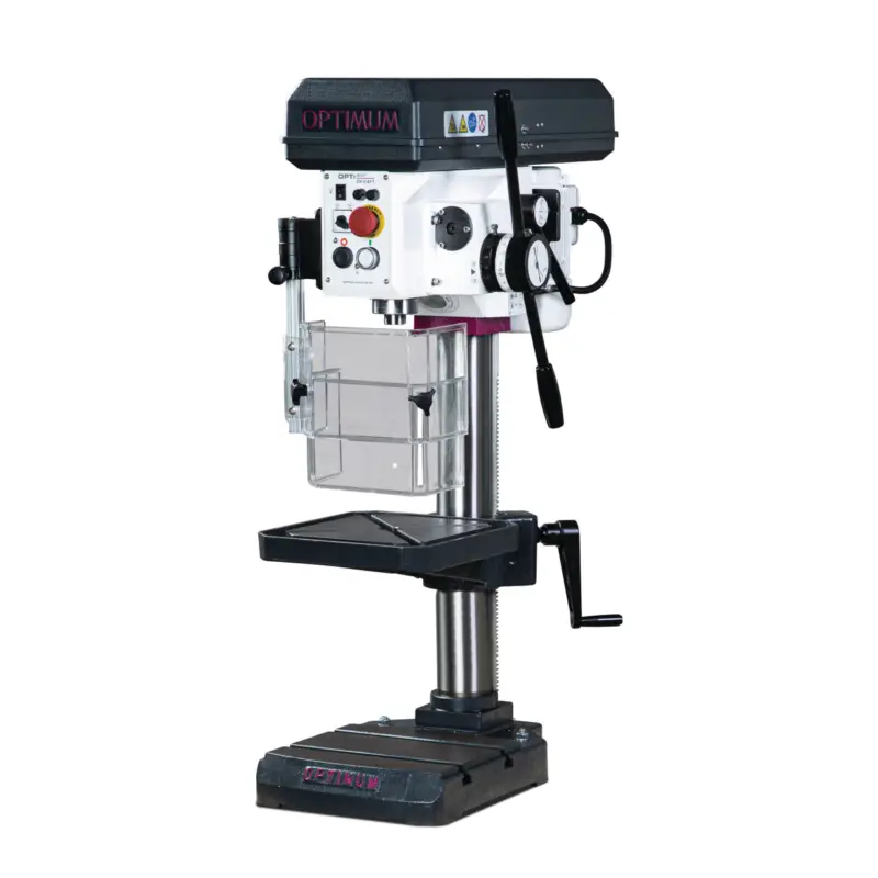 Super-Preis Tischbohrmaschine Optimum OPTIdrill DH 24FT Set inkl. Maschinenschraubstock 30