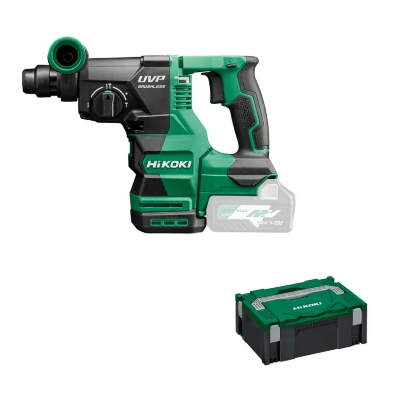 Geprüft HiKoKi Akku Bohrhammer Meißelhammer DH3628DAW2Z 36V Brushless 3,2 J SDS-plus