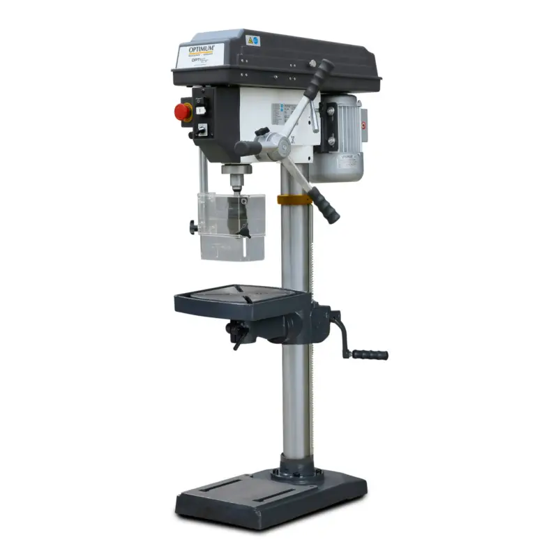 Nur Für Kurze Zeit Säulenbohrmaschine Optimum OPTIdrill DQ 25T Aktions-Set 3191047TSET