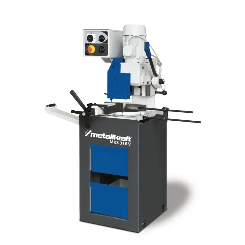 Manuelle Vertikal-Metallkreissäge Metallkraft MKS316V inkl. Sägeblatt 3622316SET Schneller Versand