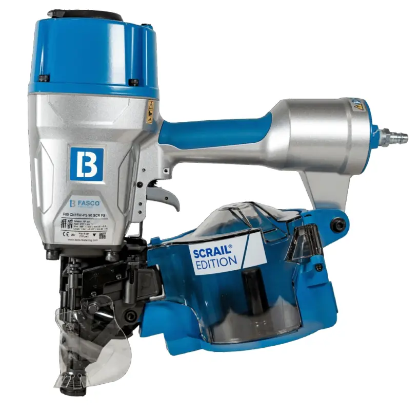 Beck Druckluftnagler F60 CN15W-PS90 SCR FS für Nägel und SCRAIL® bis zu 90 mm Sichere Zahlung