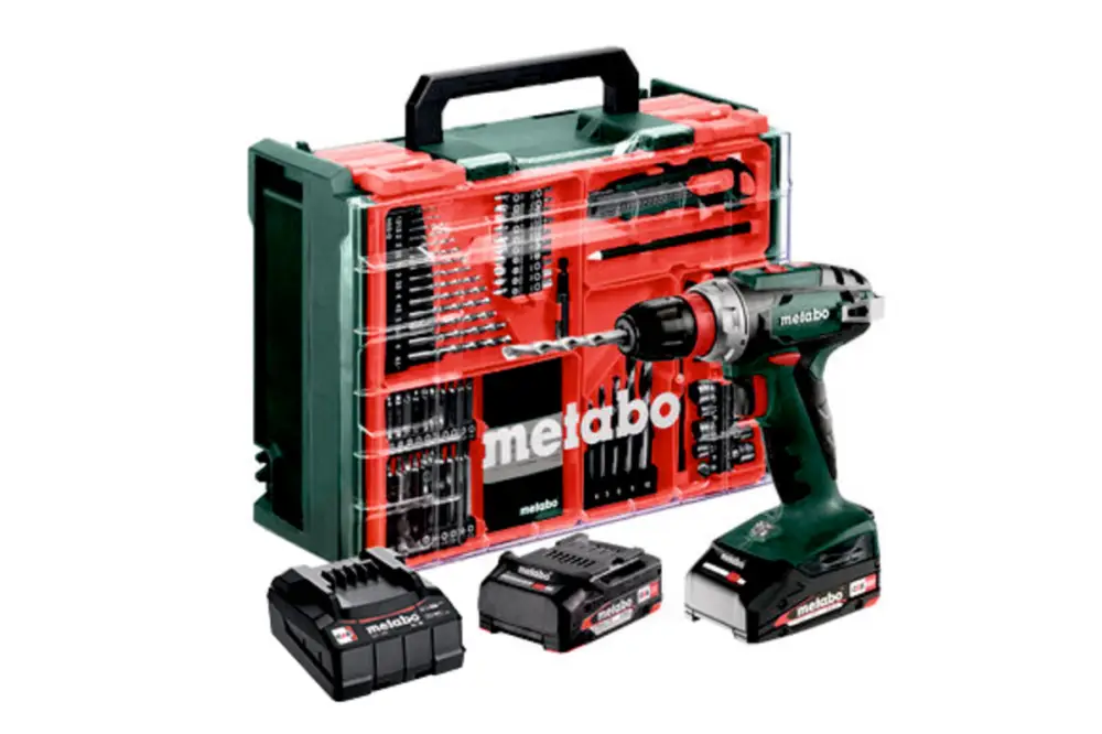 Angebot METABO Akku-Bohrschrauber BS 18 Quick Set 602217710 Kunststoffkoffer