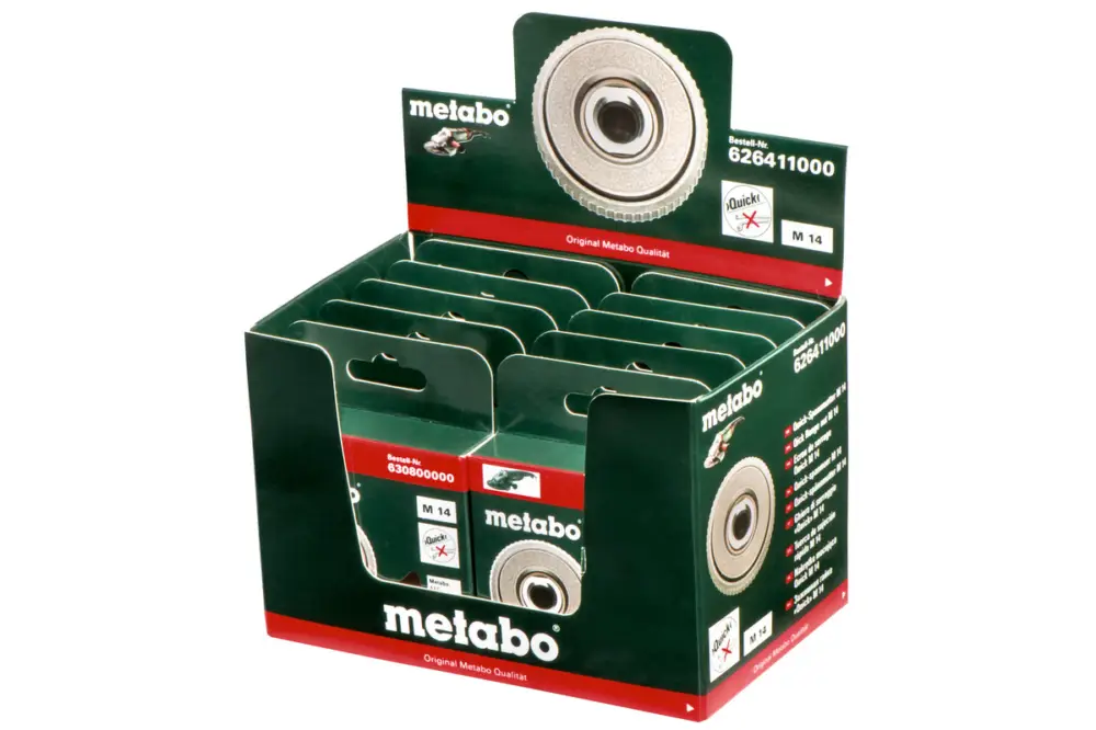 METABO 10 Quick-Spannmutter M 14/ Display 626411000 Solange Der Vorrat Reicht