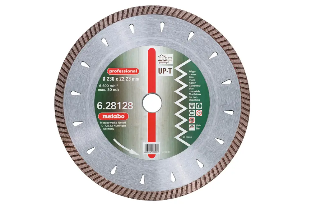 Zertifiziert METABO Dia-TS, 125x2,2x22,23mm, "professional", "UP-T", Turbo, Universal 628125000