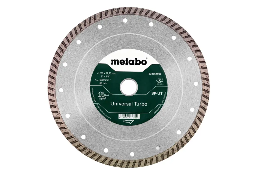 Abverkauf METABO Diamanttrennscheibe SP - UT, 230x22,23 mm 628554000