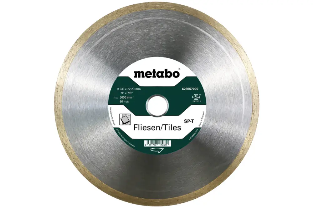 METABO Diamanttrennscheibe SP - T, 230x22,23 mm, Fliesen 628557000 Neue Kollektion