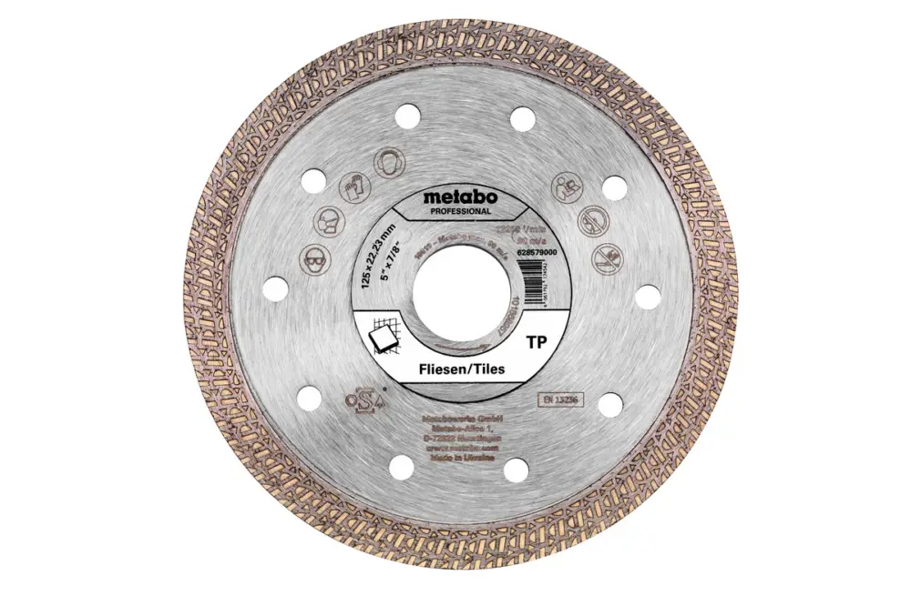 METABO Diamanttrennscheibe 125x22,23mm, "TP", Fliesen "professional" 628579000 Angebot