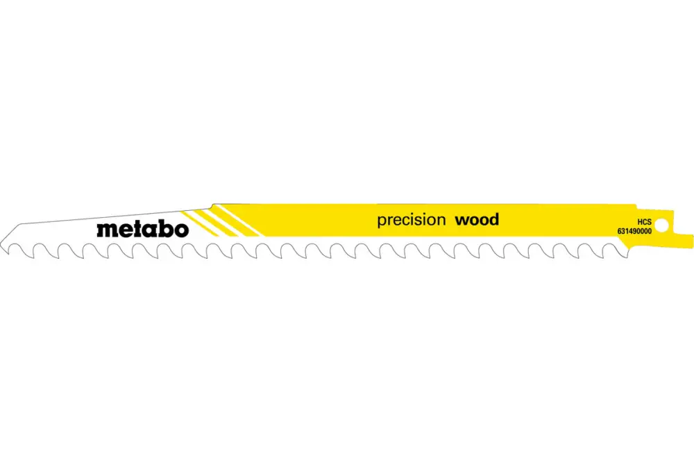 METABO 5 Säbelsägeblätter "precision wood" 240 x 1,5 mm 631490000 Wochenendangebot