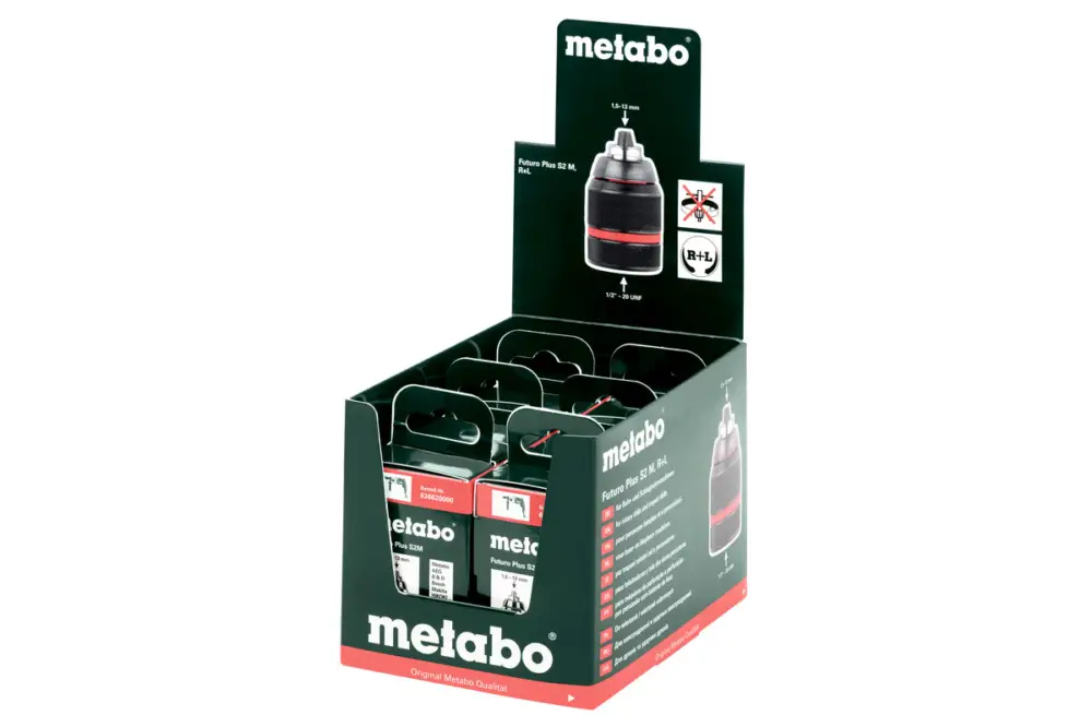 Mega-Angebot METABO Bohrfutterdisplay Futuro Plus S2M, 636620000 636624000