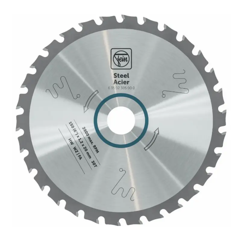 Online Kaufen Fein Handkreissägeblatt Stahl 150x1,2x20mm Z30 für F-IRON Cut 57 AS 63502305000