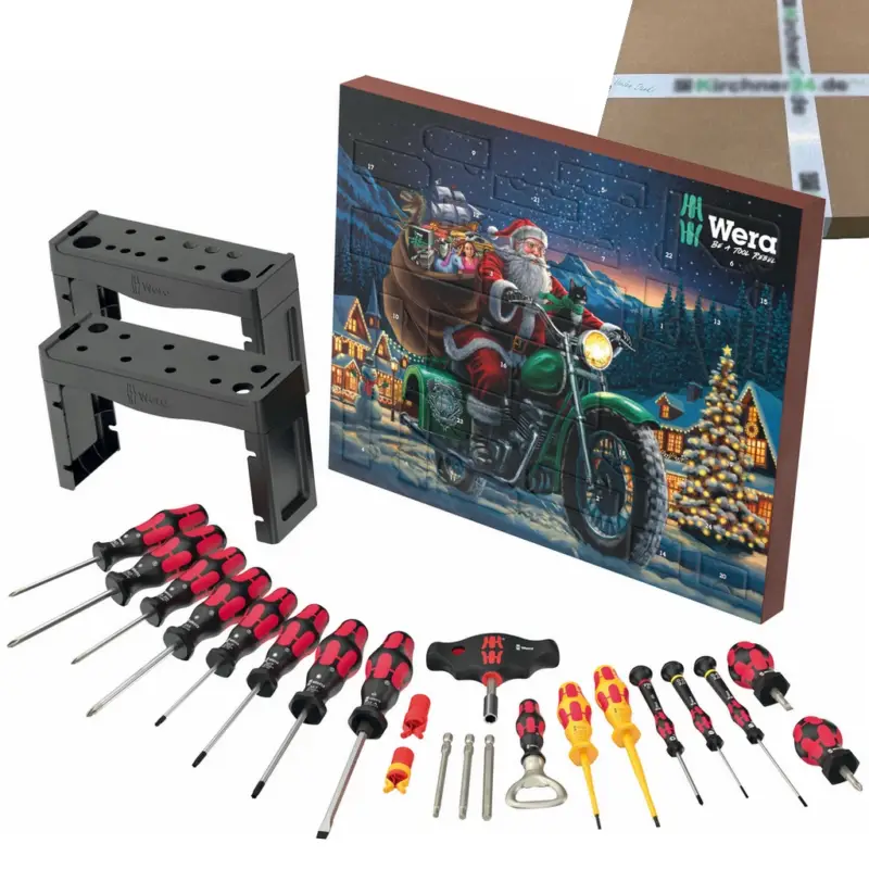 Ausverkauf Wera Adventskalender 2025 Geschenk neutrale Verpackung 05136610001