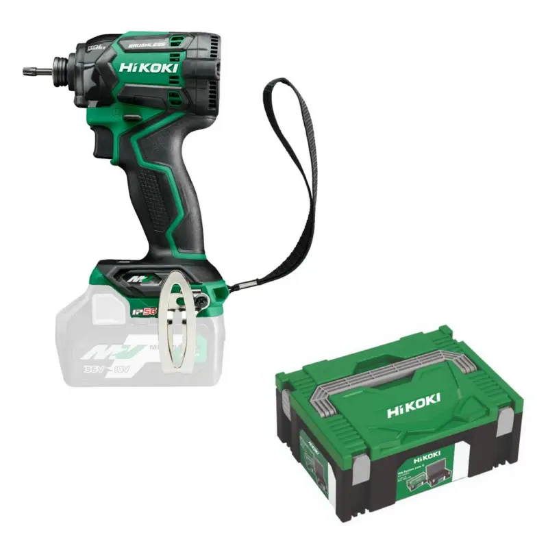 Expressversand HiKoKi 36V Akku Schlagschrauber WH36DCW2Z IP56 215 Nm Triple Hammer Systemkoffer