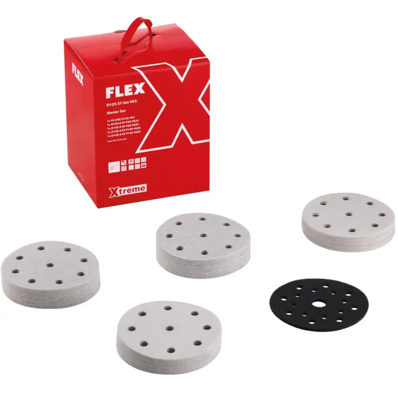 Flex Starterset Universal Schleifpapier Xtreme D125 ST-Set 534771 Knallerangebot