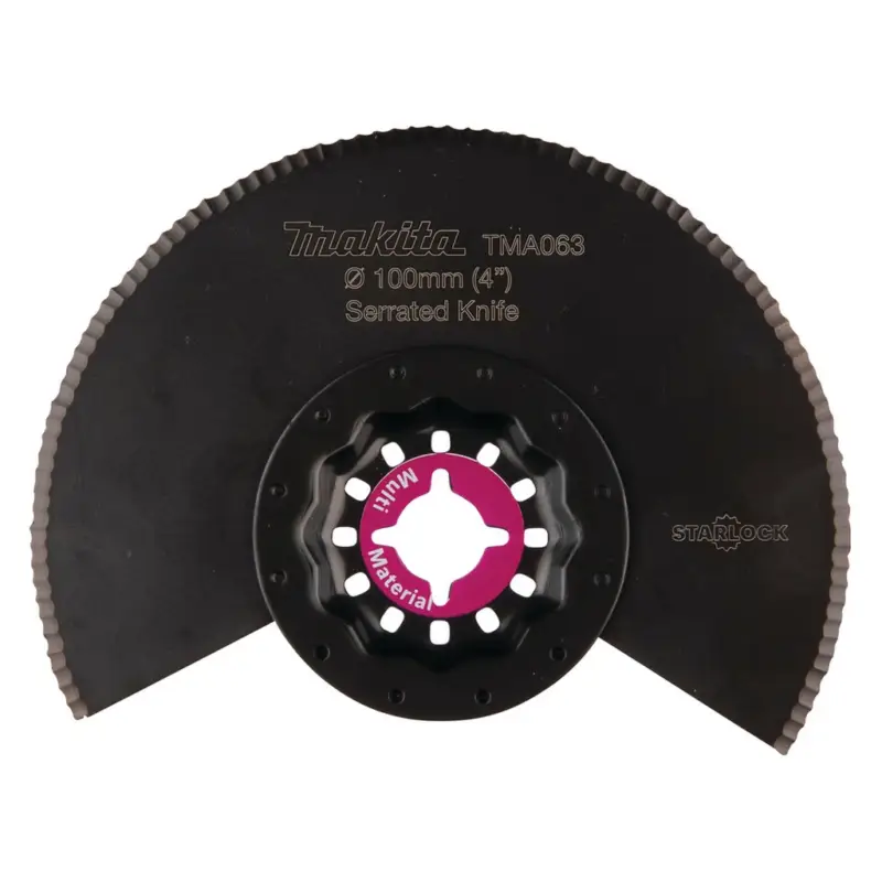 Neue Ware Makita Segmentsägeblatt TMA063 Ø100 mm für Linoleum Teppich Gummimatte B-64967