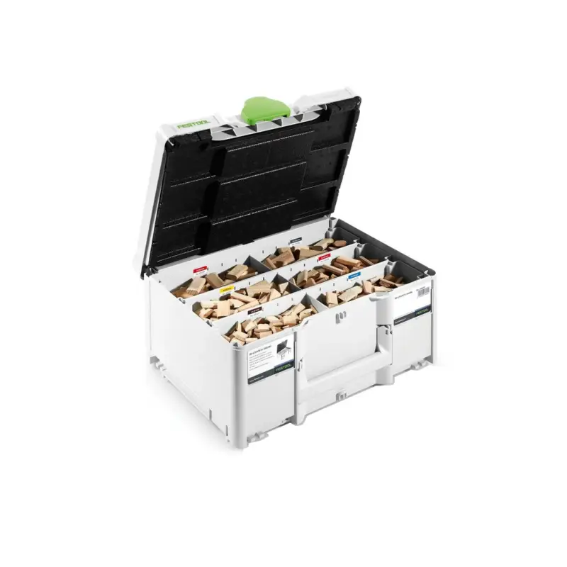 Festool DOMINO Dübel Buche Sortiment stabile Verbindungen schnell griffbereit Knallerangebot