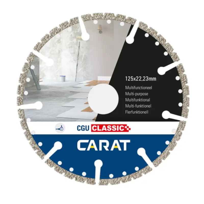 Carat Diamanttrennscheibe MULTIFUNKTIONAL CGU CLASSIC 125 mm CGUC125300 Meistverkauft