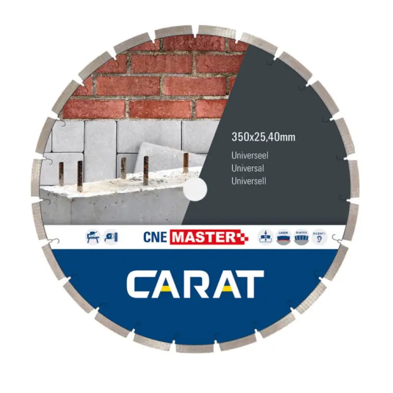 Carat Diamanttrennscheibe UNIVERSAL CNE MASTER 350 x 25,40 mm CNEM350400 Garantierte Lieferung