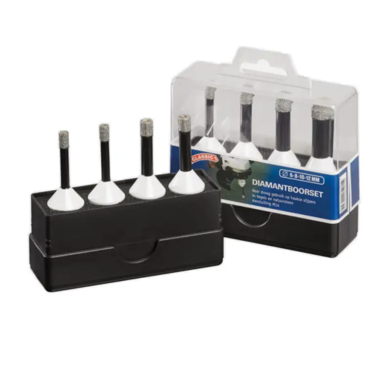 Carat DIAMANTBOHRER SET EHS CLASSIC 6 8 10 12 mm Durchmesser M14 EHSCSET010 Wochenendangebot