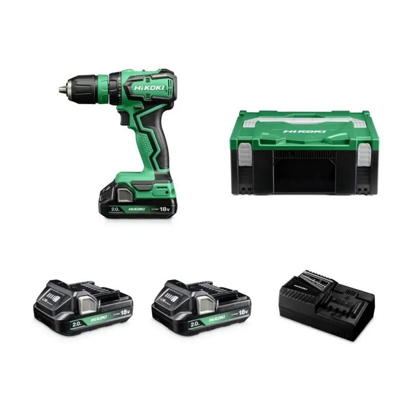 Must-Have HiKoKi Akku-Bohrschrauber DS18DDQWQZ mit Akkus und Ladegerät 18 V 55 Nm