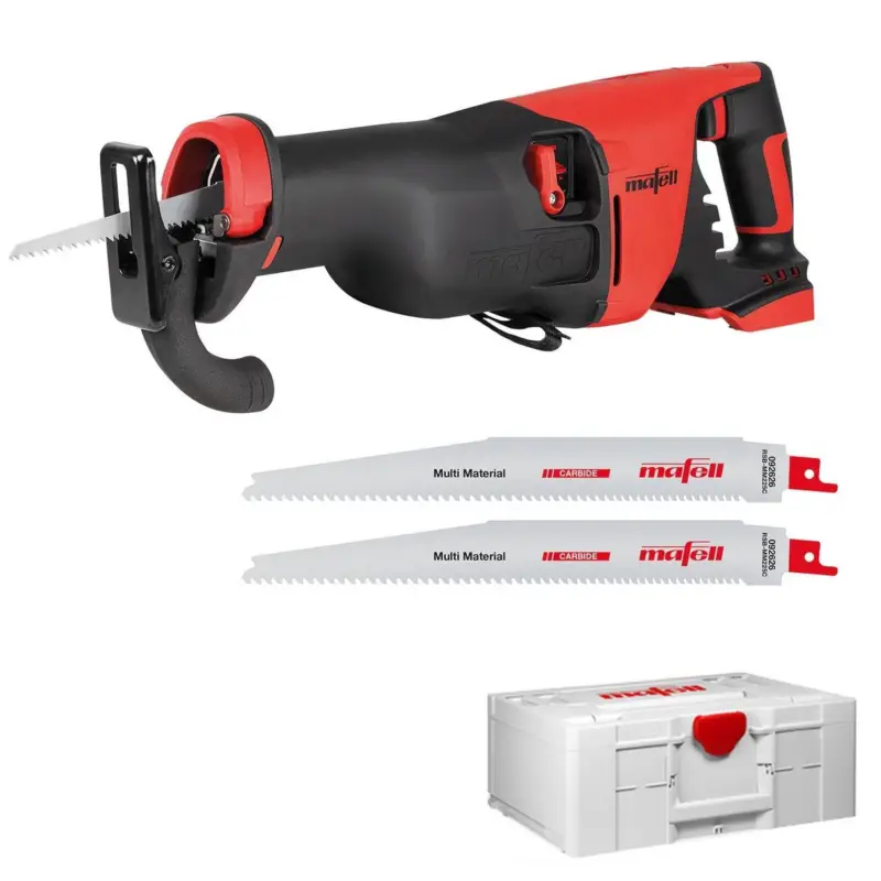 Mafell Akku Säbelsäge RS 32-18 PURE + 2x Säbelsägeblatt RSB-MM225 C im L-MAX3 Markenprodukt