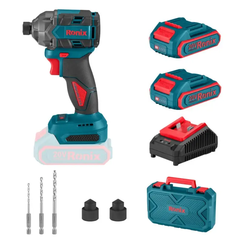 Jetzt Bestellen Ronix Akku Schlagschrauber 20 V 230 Nm bürstenlos für Makita 18 V LED 8671
