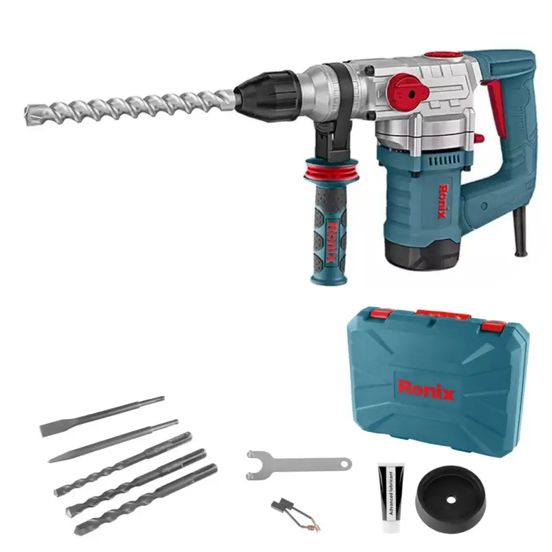 Heißes Angebot Ronix Bohrhammer 1100 W 28 mm 220 - 240 V 4,5 J 4,8 kg 50 - 60 Hz SDS-Plus 2708
