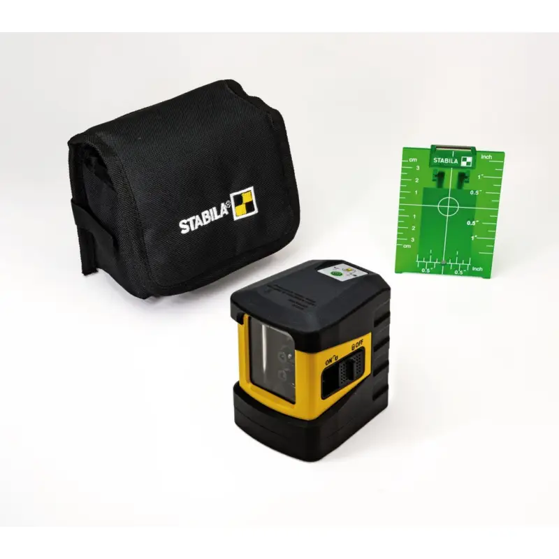 Begrenztes Angebot Stabila Kreuzlinien Laser LAX60G Set 3 teilig Flexibles Positionieren 20229